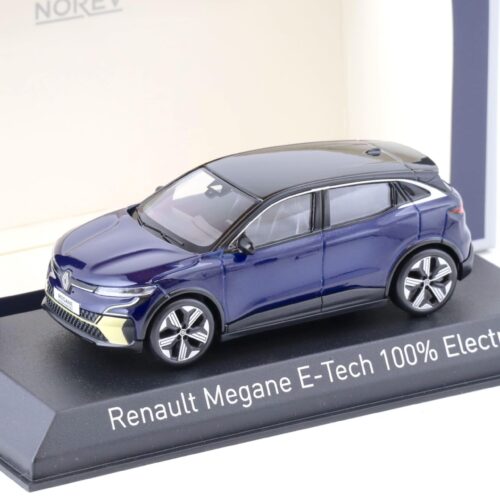 1:43 Norev Renault Megane E-Tech 100% Electric 2022 dark blue/ black roof 517922