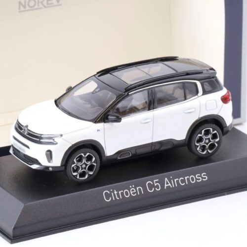 1:43 Norev Citroen C5 Aircross 2022 pearl white & black 155564