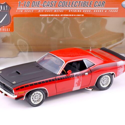 1:18 Highway61 Plymouth Cuda AAR Coupe 1970 red/ black 50468
