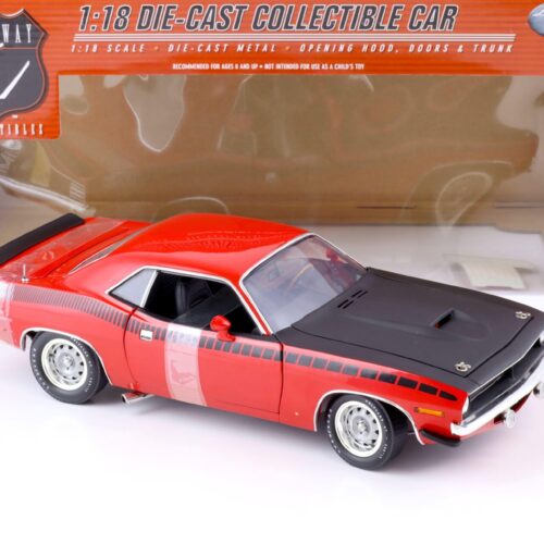 1:18 Highway61 Plymouth Cuda AAR Coupe 1970 red/ black 50468