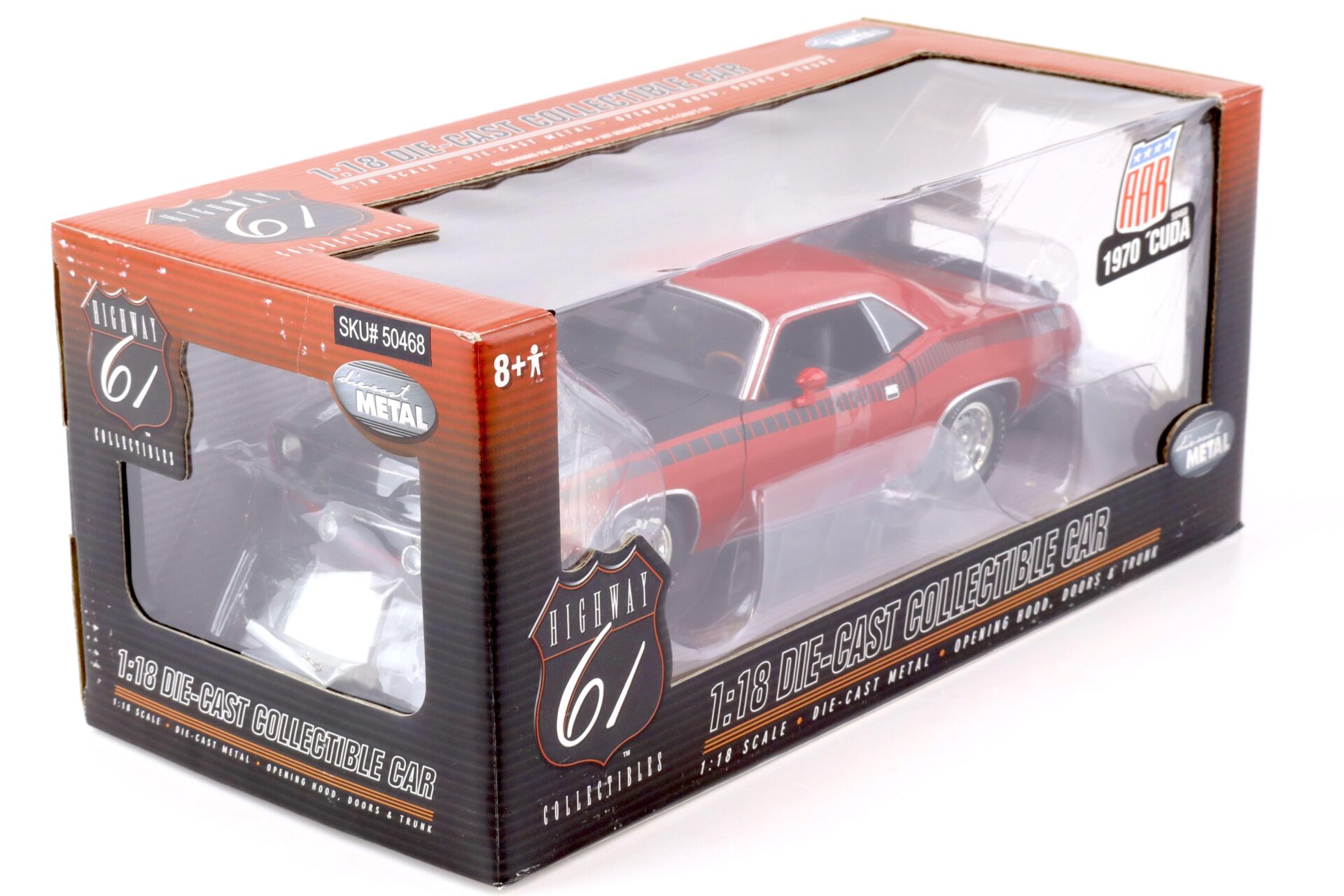 1:18 Highway61 Plymouth Cuda AAR Coupe 1970 red/ black 50468