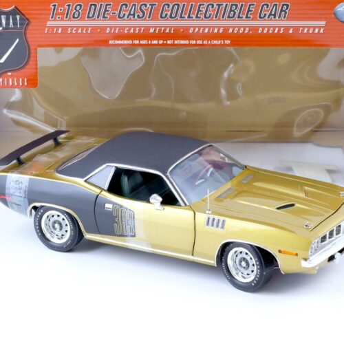 1:18 Highway61 Plymouth Cuda 383 Coupe 1971 gold/black 50467