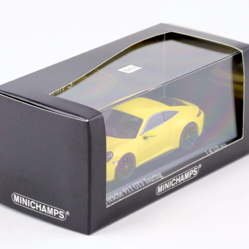 1:43 Minichamps Porsche 911 (992) GT3 Touring 2021 Racing yellow/ black wheels