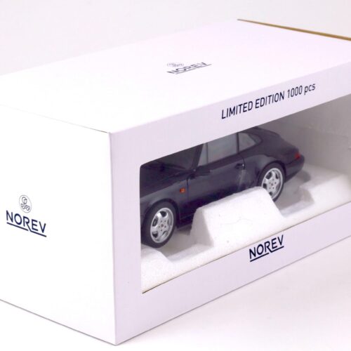 1:18 Norev Porsche 911 (964) Carrera 4 Coupe 1990 dark blue metallic - Limited 1000 pcs.