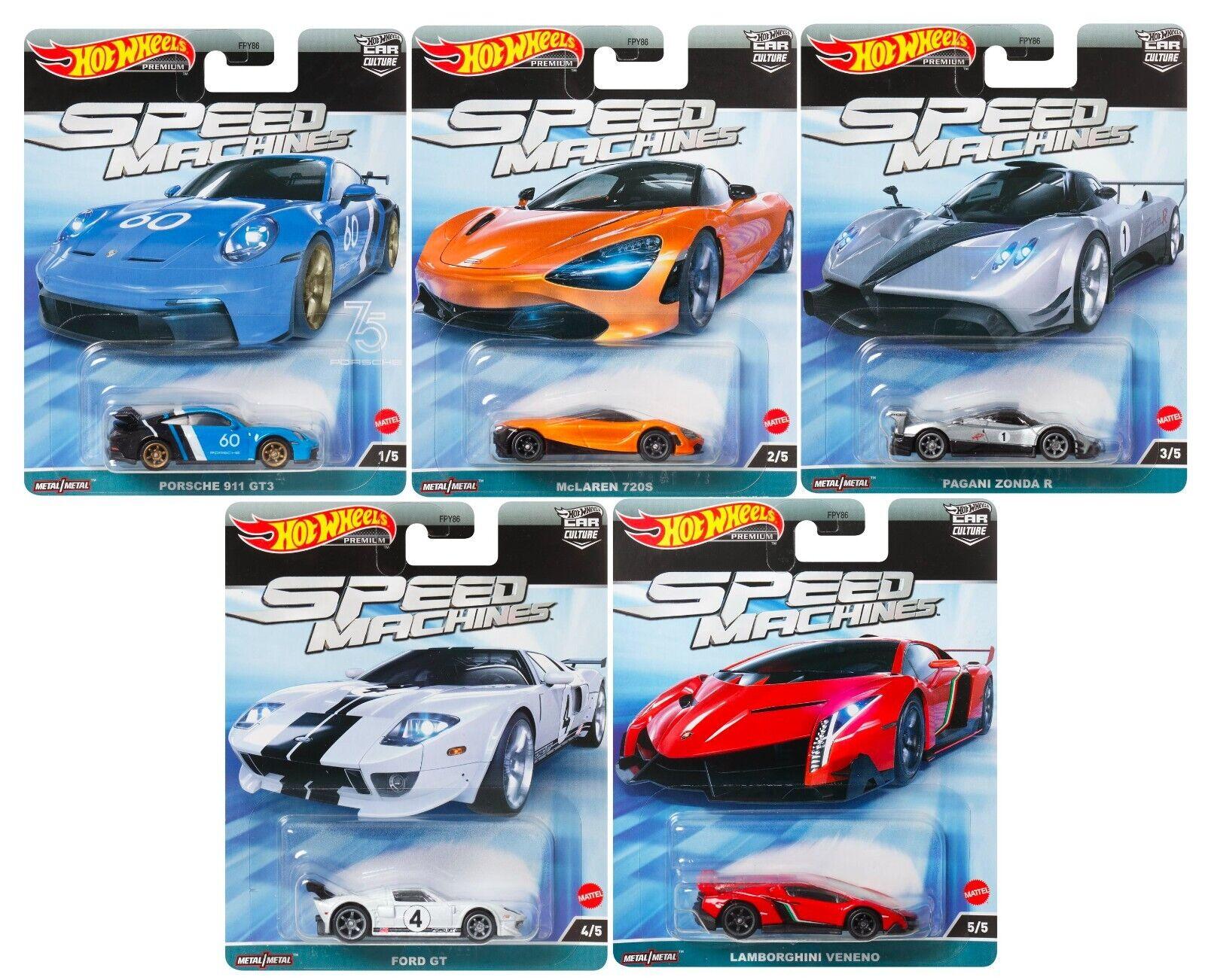 ID 74872 orig.jpg 1:64 Hot Wheels Premium Set 2023 Speed Machines Car Culture 5 pcs. Porsche, Ford