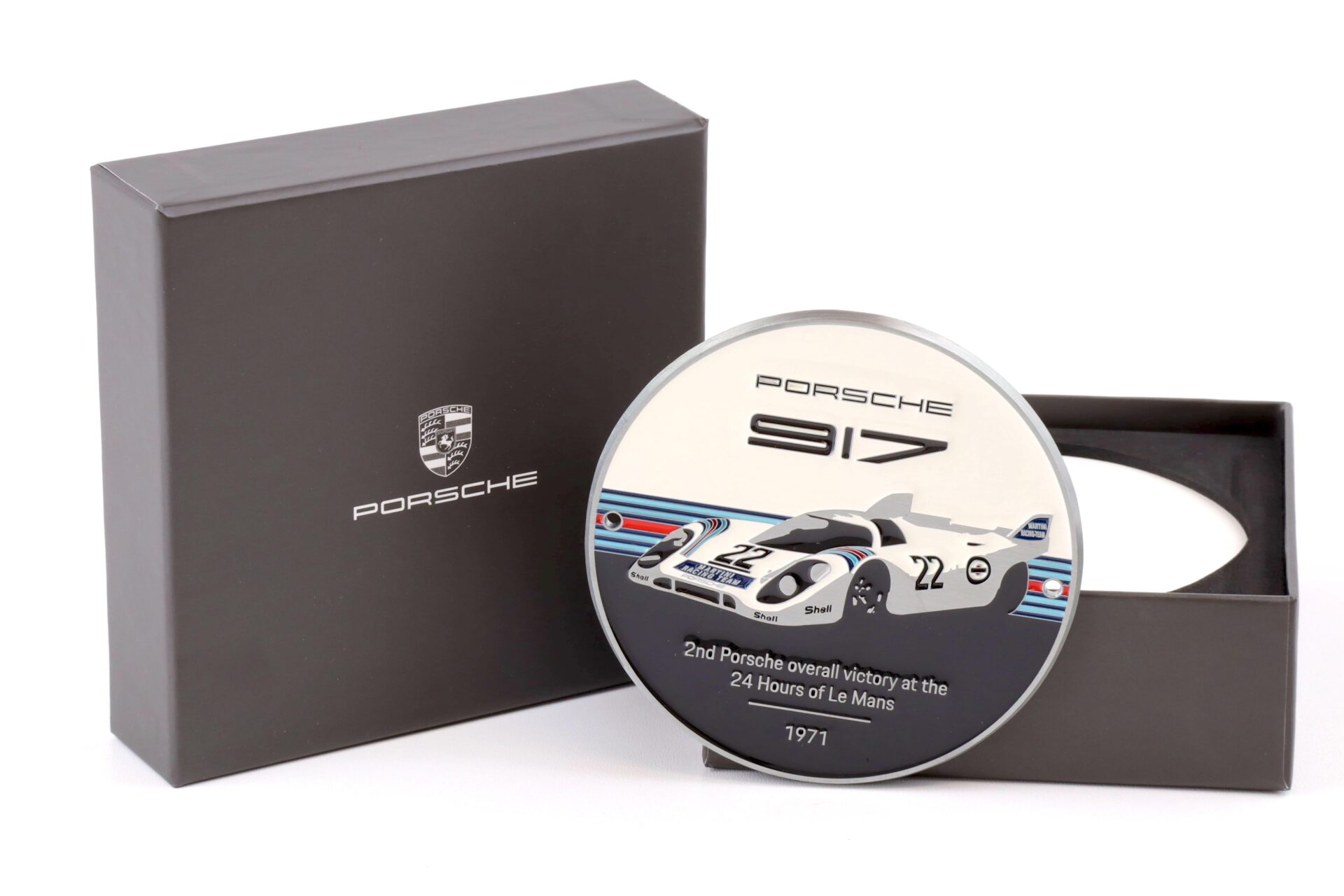 Original Porsche 917K MARTINI #22 Grill Badge Emblem Plakette WAP DEALER