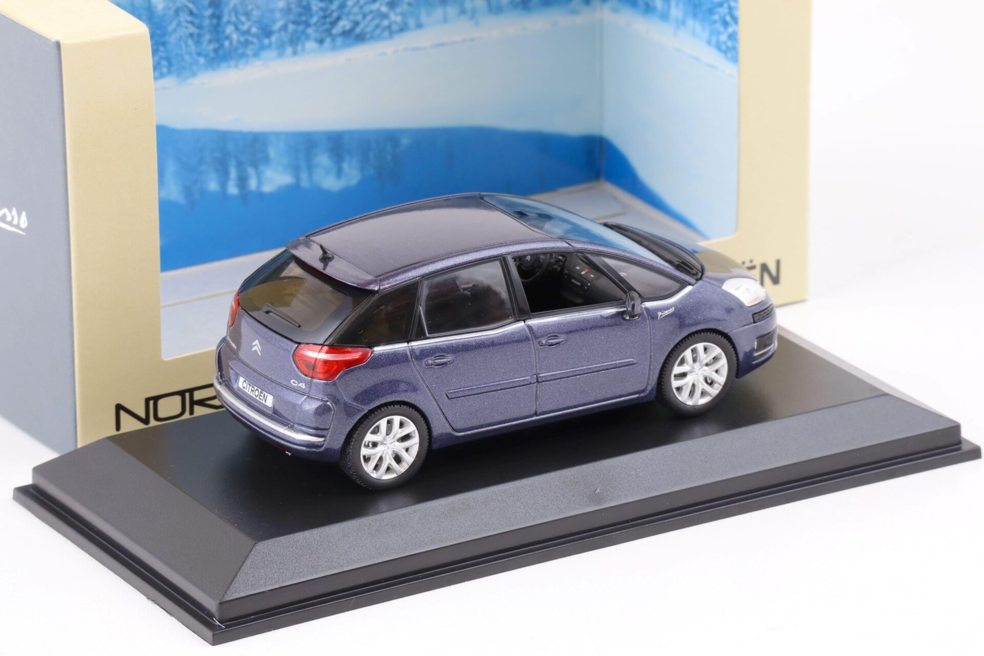 1:43 Norev Citroen C4 Picasso 2007 dark blue metallic