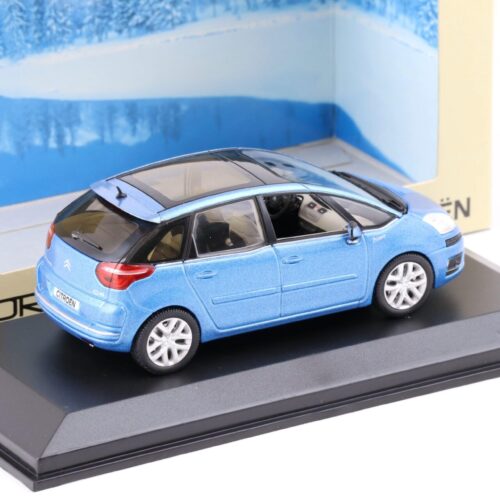 1:43 Norev Citroen C4 Picasso 2007 with glass roof blue metallic