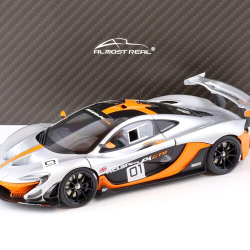 1:18 Almost Real McLAREN P1 GTR Design Concept #01 silver/black/orange