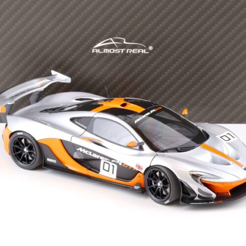 1:18 Almost Real McLAREN P1 GTR Design Concept #01 silver/black/orange