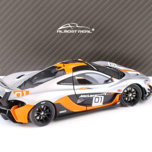 1:18 Almost Real McLAREN P1 GTR Design Concept #01 silver/black/orange
