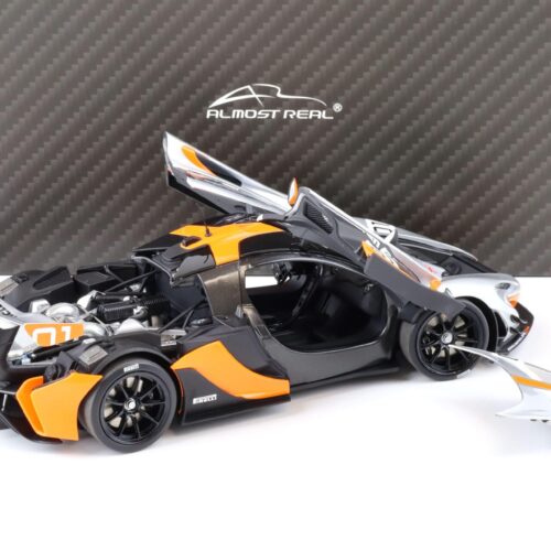 1:18 Almost Real McLAREN P1 GTR Design Concept #01 silver/black/orange