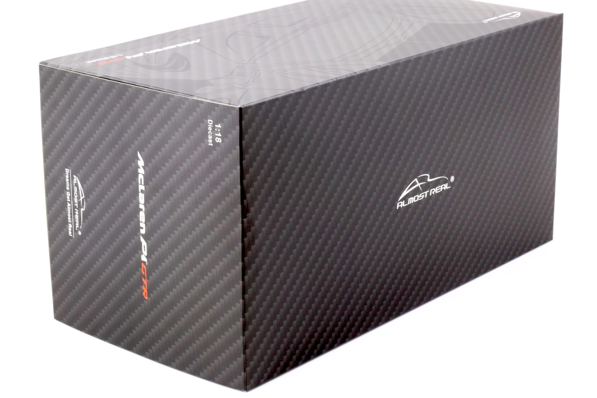 1:18 Almost Real McLAREN P1 GTR Design Concept #01 silver/black/orange