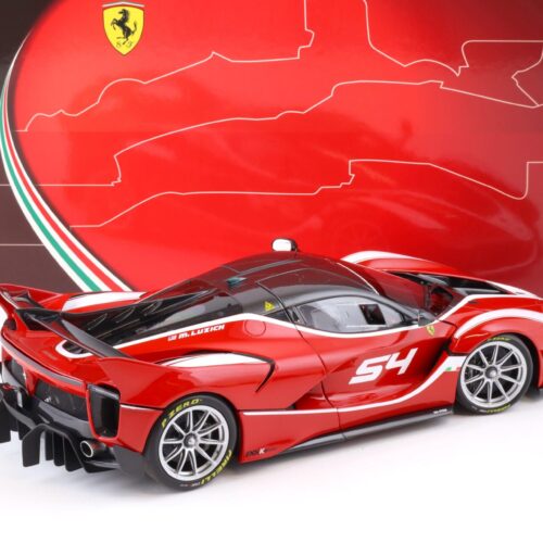 1:18 BBR Ferrari FXXK EVO Rosso Corsa red Car #54 DIECAST