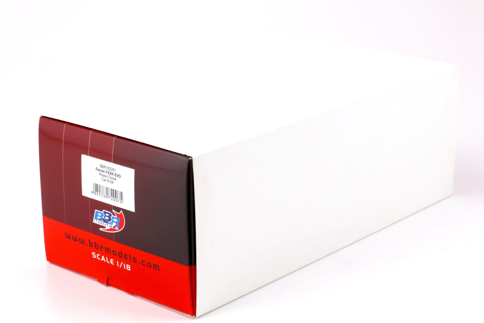 1:18 BBR Ferrari FXXK EVO Rosso Corsa red Car #54 DIECAST