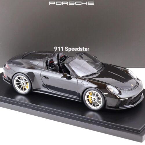 1:18 Spark Porsche 911 (991 II) Speedster black 2019 with display DEALER VERSION