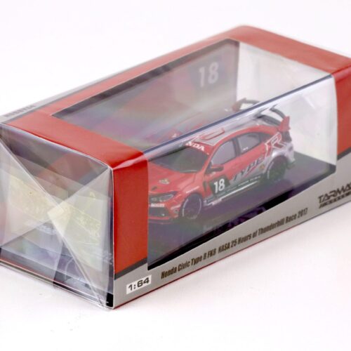 1:64 Tarmac Works Honda Civic Type R FK8 NASA 25 Hours of Thunderhill Race 2017 #18 red / silver
