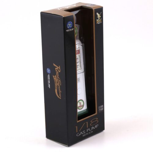 1:18 Road Signature Gas Pump Zapfsäule Eagle Gasoline white/green