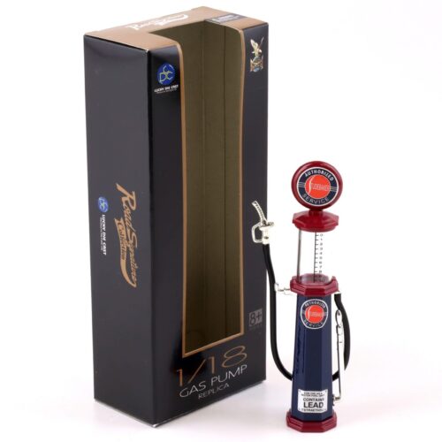 1:18 Road Signature Gas Pump Zapfsäule Studebaker Service black / red