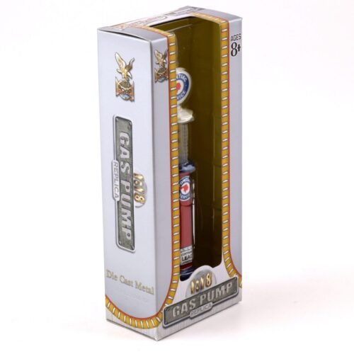 1:18 Road Signature Gas Pump Zapfsäule Pontiac Service red / blue / white