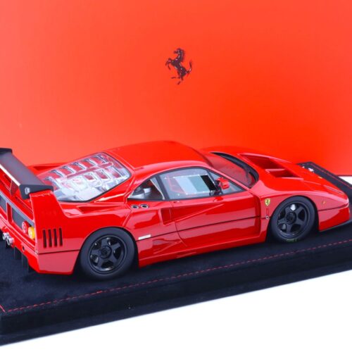 1:18 BBR Ferrari F40 LM Rosso Corsa 322 red with display - Limited Edition 200 pcs.