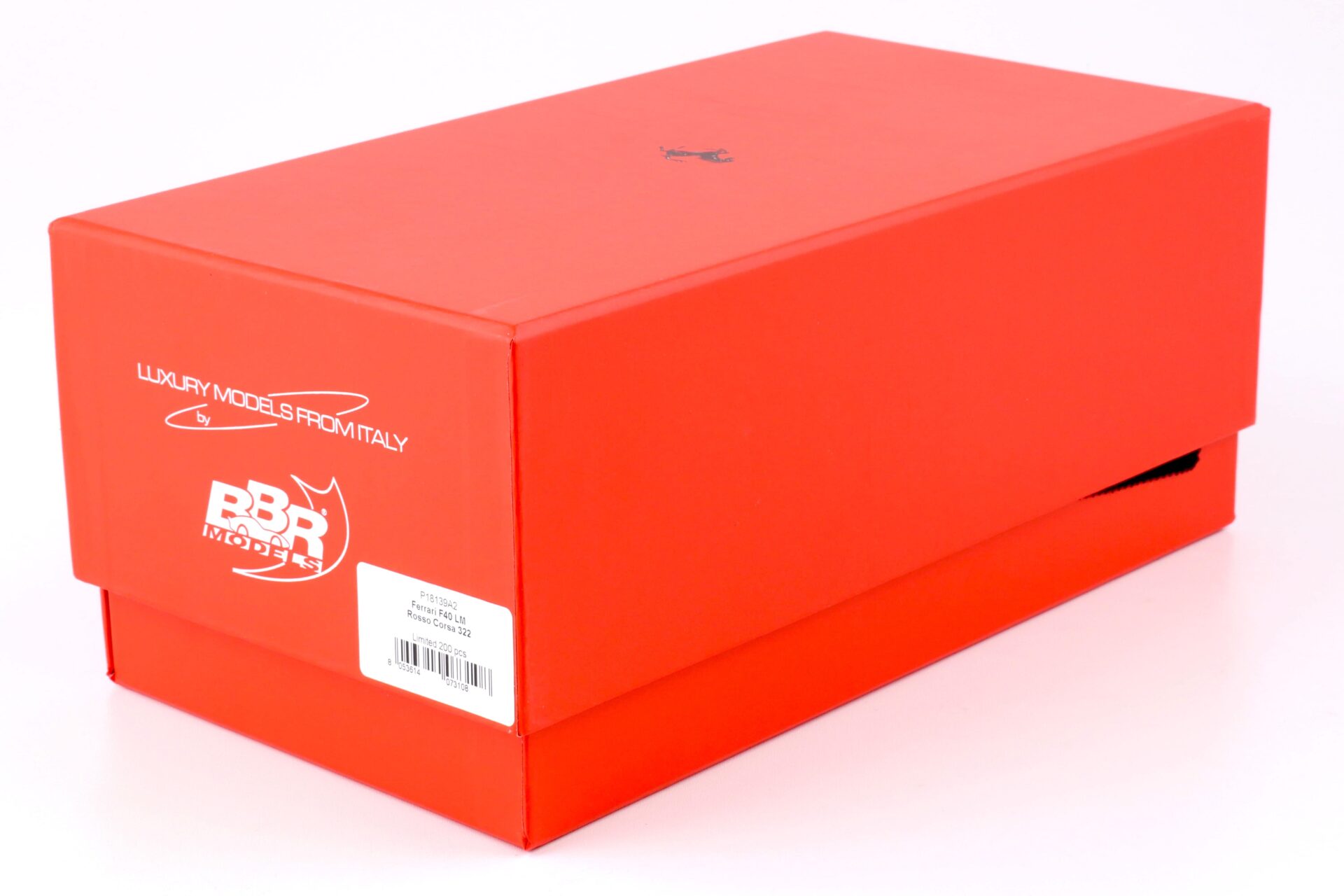 1:18 BBR Ferrari F40 LM Rosso Corsa 322 red with display - Limited Edition 200 pcs.
