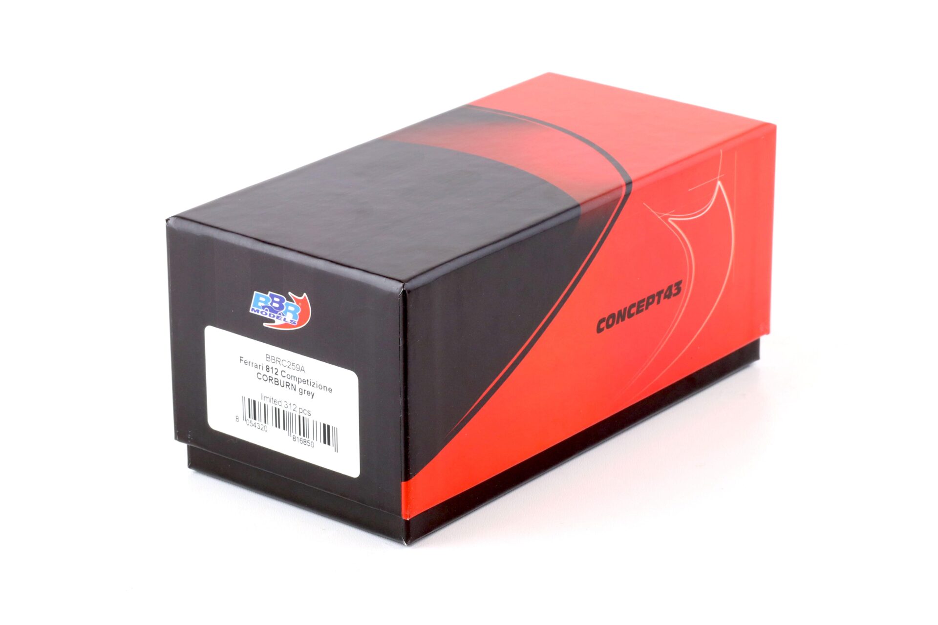 1:43 BBR Ferrari 812 Competizione 2021 Grigio Coburn grey - Limited 312 pcs.