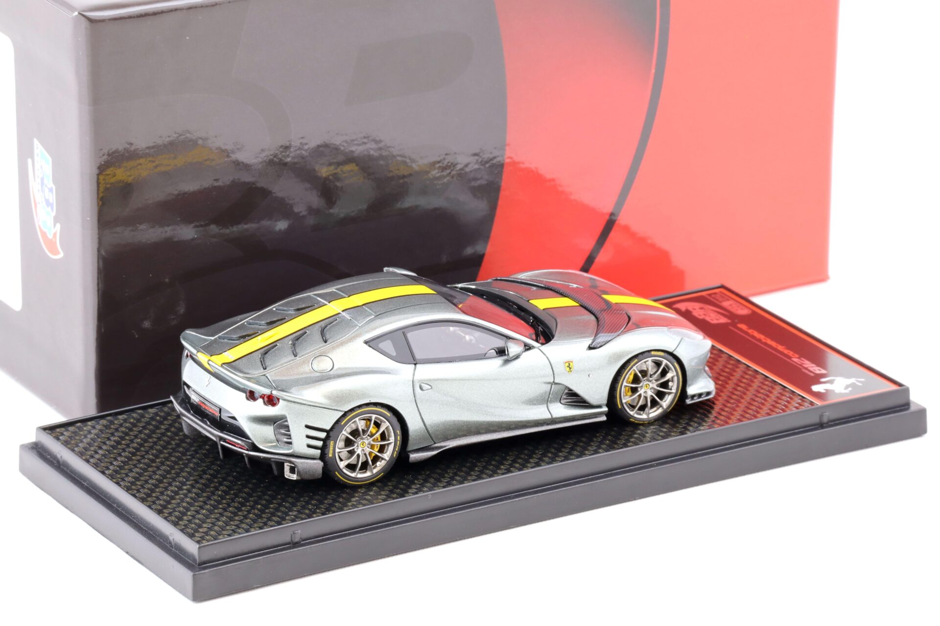 1:43 BBR Ferrari 812 Competizione 2021 Grigio Coburn grey - Limited 312 pcs.