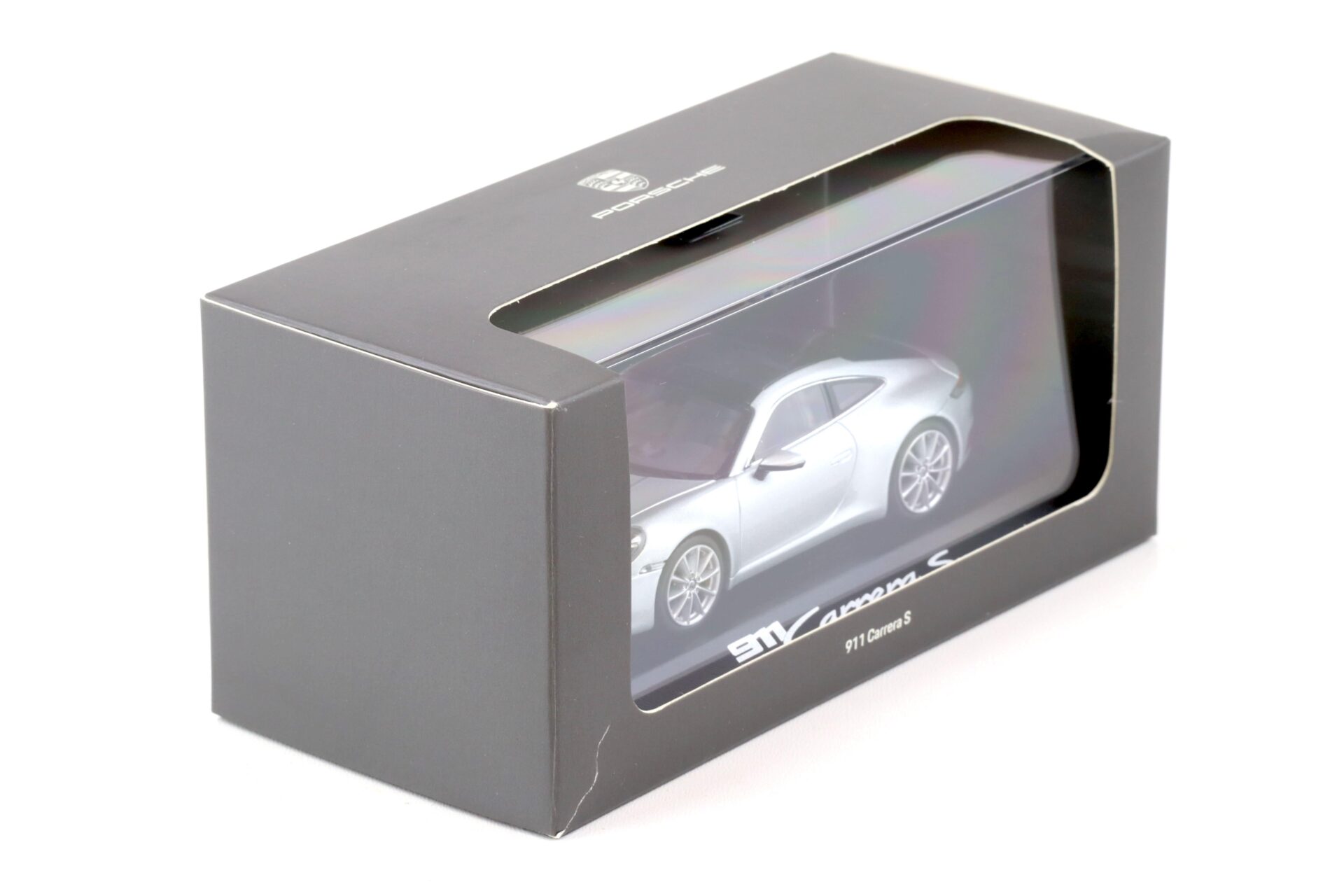 1:43 Minichamps Porsche 911 (992) Carrera S Coupe Dolomit silver WAP DEALER