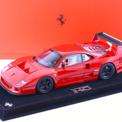 1:18 BBR Ferrari F40 LM Rosso Corsa 322 red with display - Limited Edition 200 pcs.