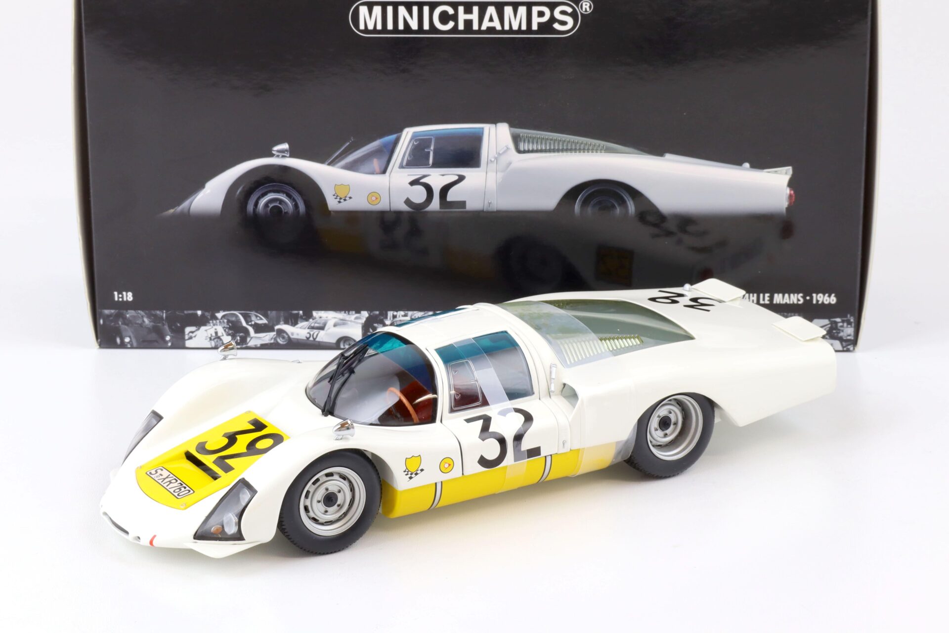 1:18 Minichamps Porsche 906 LH #32 Schütz/ De Klerk 24h Le Mans 1966