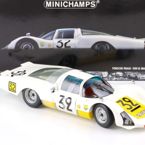 1:18 Minichamps Porsche 906 LH #32 Schütz/ De Klerk 24h Le Mans 1966