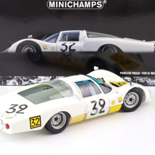 1:18 Minichamps Porsche 906 LH #32 Schütz/ De Klerk 24h Le Mans 1966