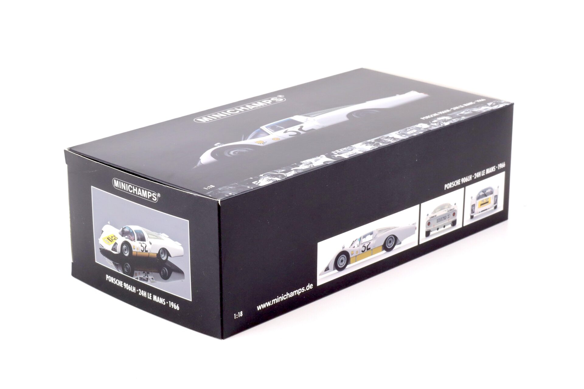 1:18 Minichamps Porsche 906 LH #32 Schütz/ De Klerk 24h Le Mans 1966