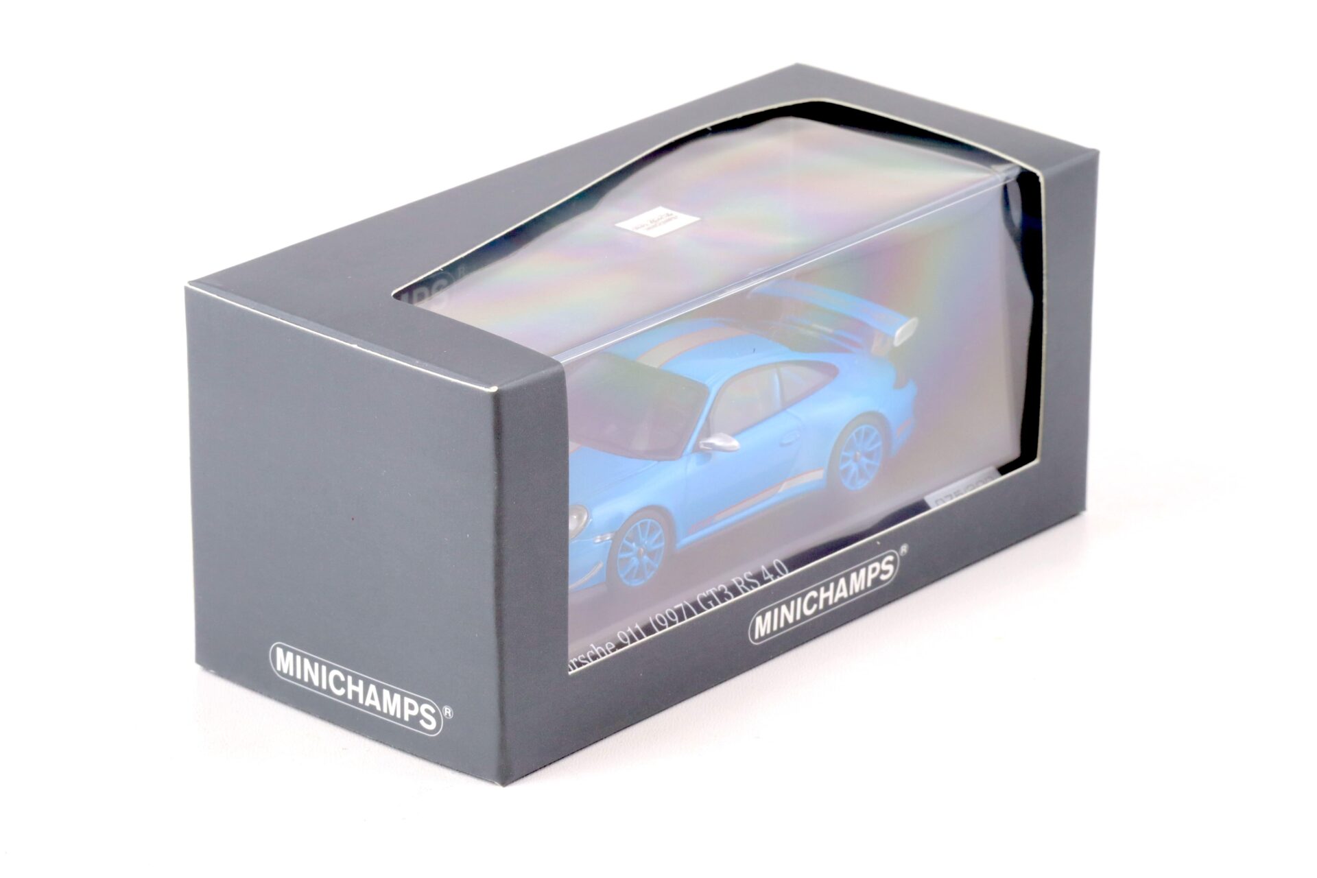 1:43 Minichamps Porsche 911 (997) GT3 RS 4.0 Riviera blue CA04316051