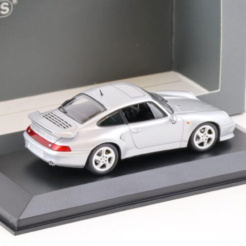 1:43 Minichamps Porsche 911 (993) Turbo S Coupe Arktis silver - CA04316002 - Image 2