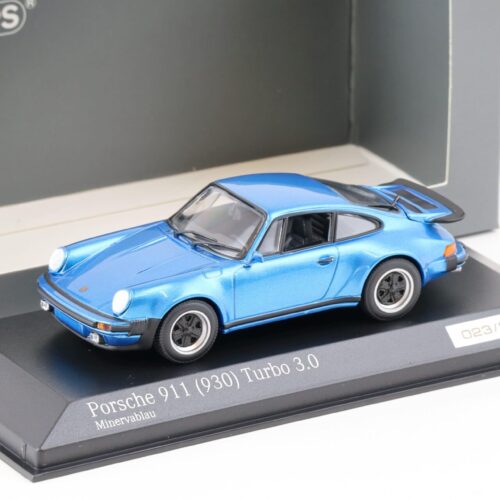 1:43 Minichamps Porsche 911 (930) Turbo 3.0 Coupe Minerva blue - CA04316030