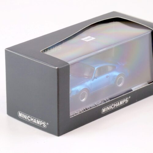 1:43 Minichamps Porsche 911 (930) Turbo 3.0 Coupe Minerva blue - CA04316030