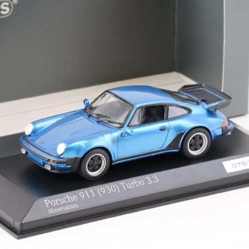 1:43 Minichamps Porsche 911 (930) Turbo 3.3 Coupe Minerva blue - CA04316036