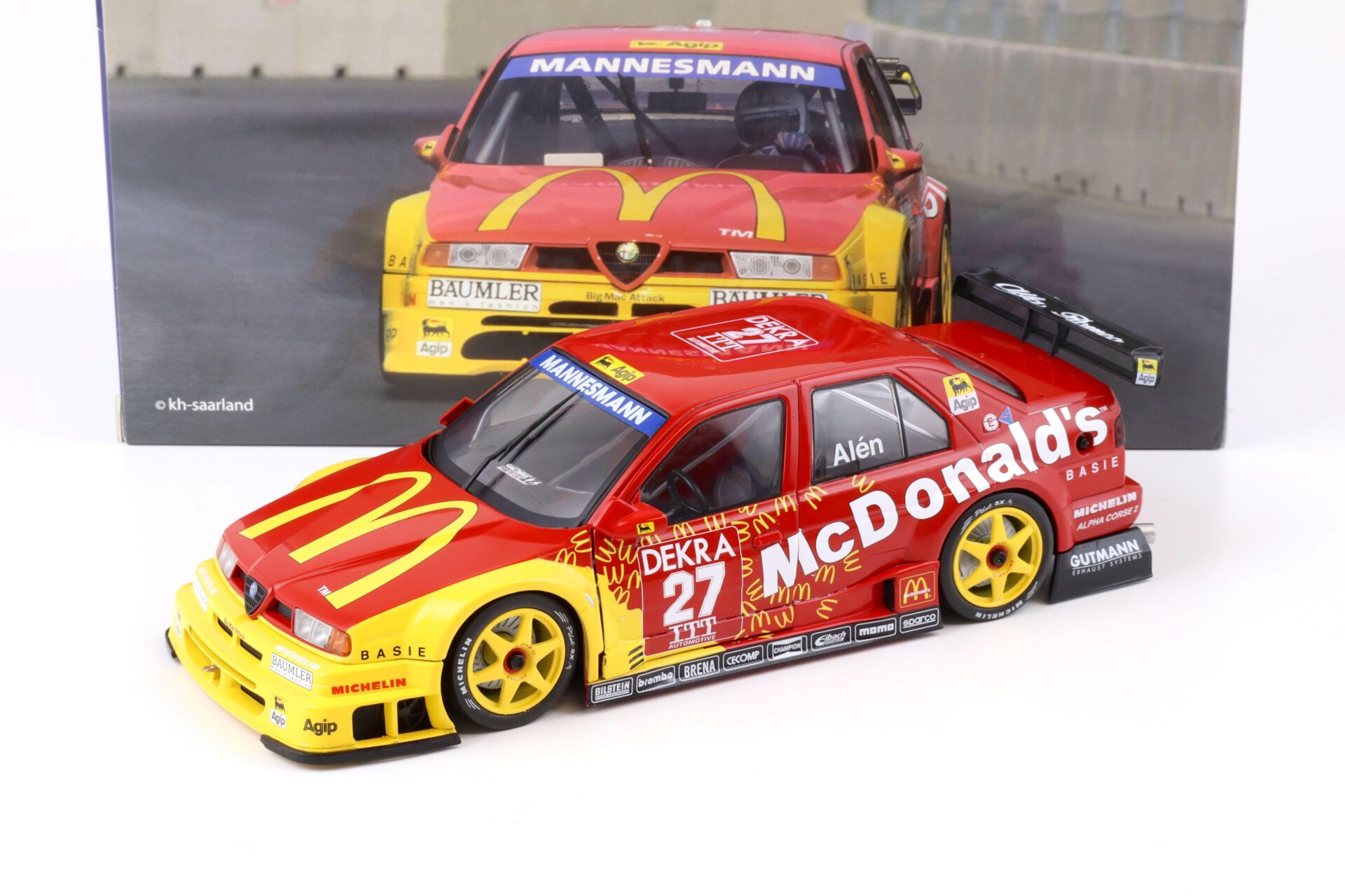 1:18 WERK83 Alfa Romeo 155 V6 TI #27 McDonaldÂ´s DTM/ ITC Helsinki 1995