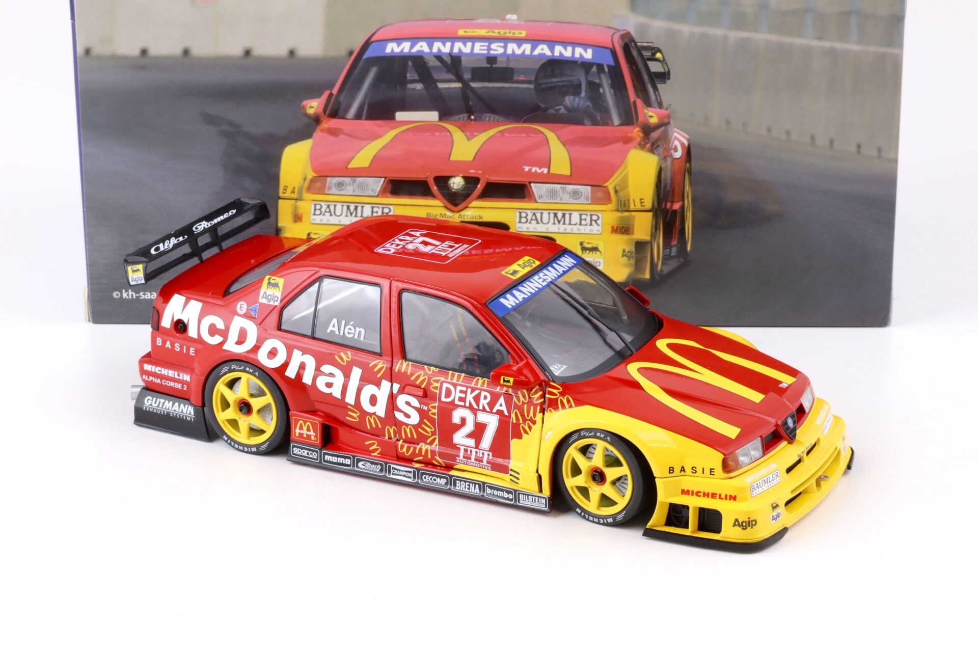 1:18 WERK83 Alfa Romeo 155 V6 TI #27 McDonaldÂ´s DTM/ ITC Helsinki 1995