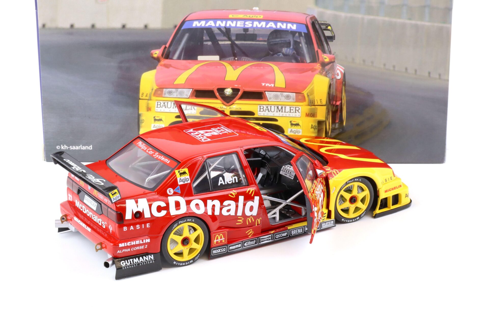 1:18 WERK83 Alfa Romeo 155 V6 TI #27 McDonaldÂ´s DTM/ ITC Helsinki 1995