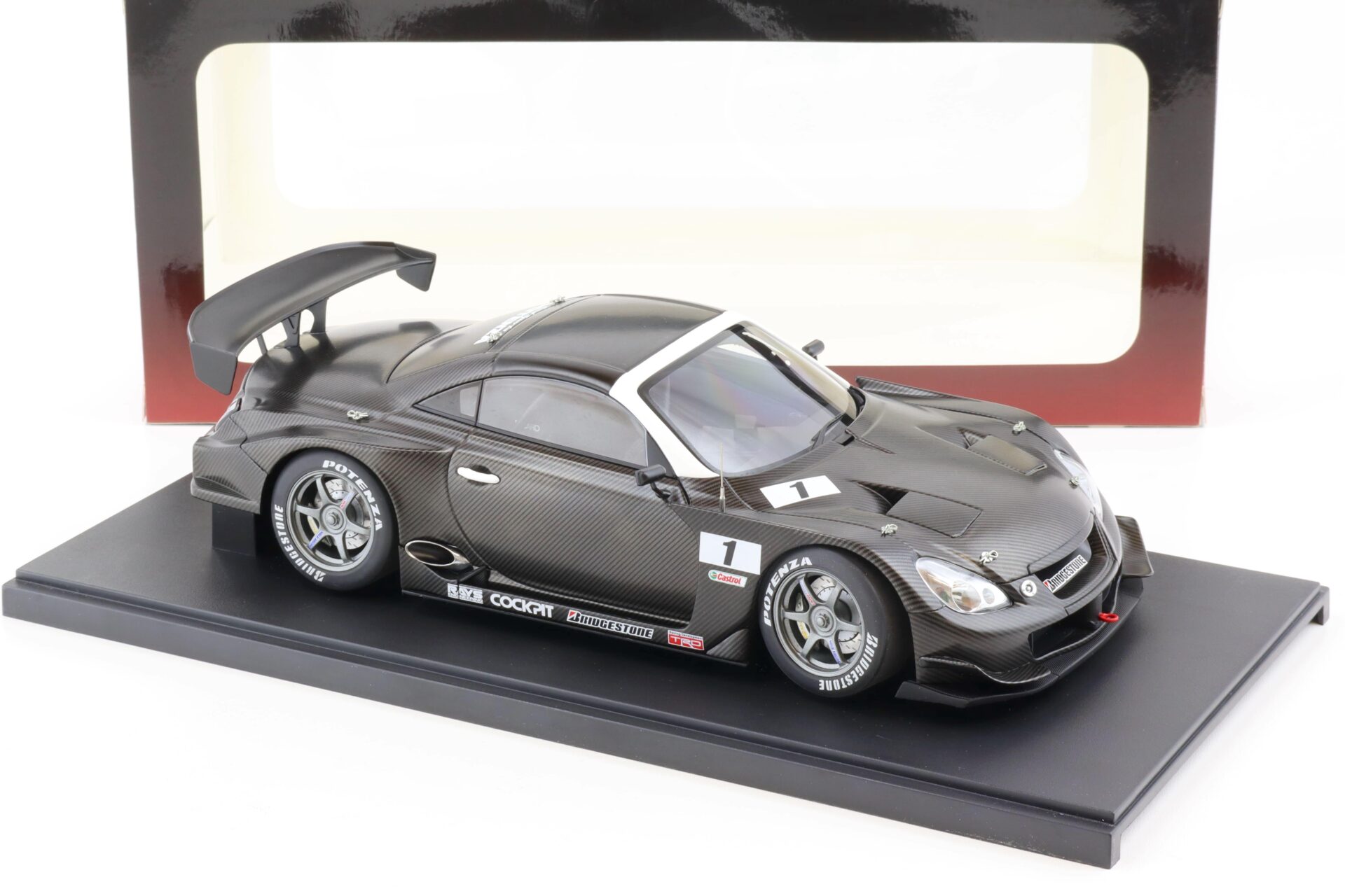 1:18 AUTOart Lexus SC430 Super GT 2006 Test Car #1 Carbon