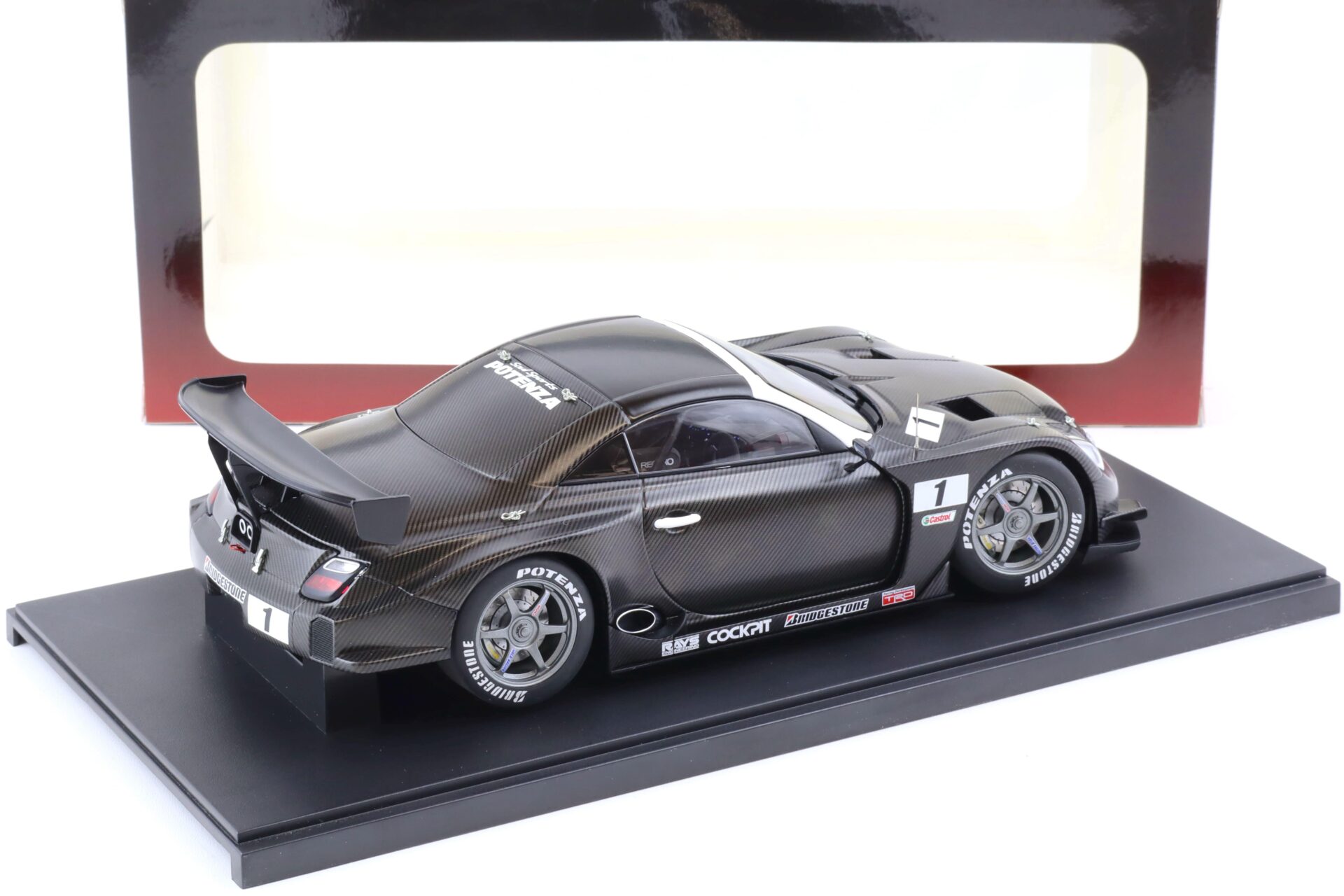 1:18 AUTOart Lexus SC430 Super GT 2006 Test Car #1 Carbon