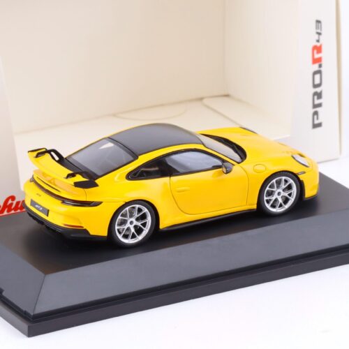 1:43 Schuco PRO.R43 Porsche 911 (992) GT3 Coupe yellow 2021