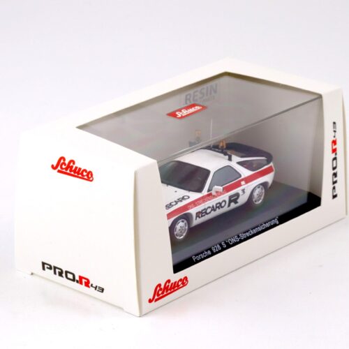 1:43 Schuco PRO.R43 Porsche 928 S ONS track safety Recaro R3 white - Image 3
