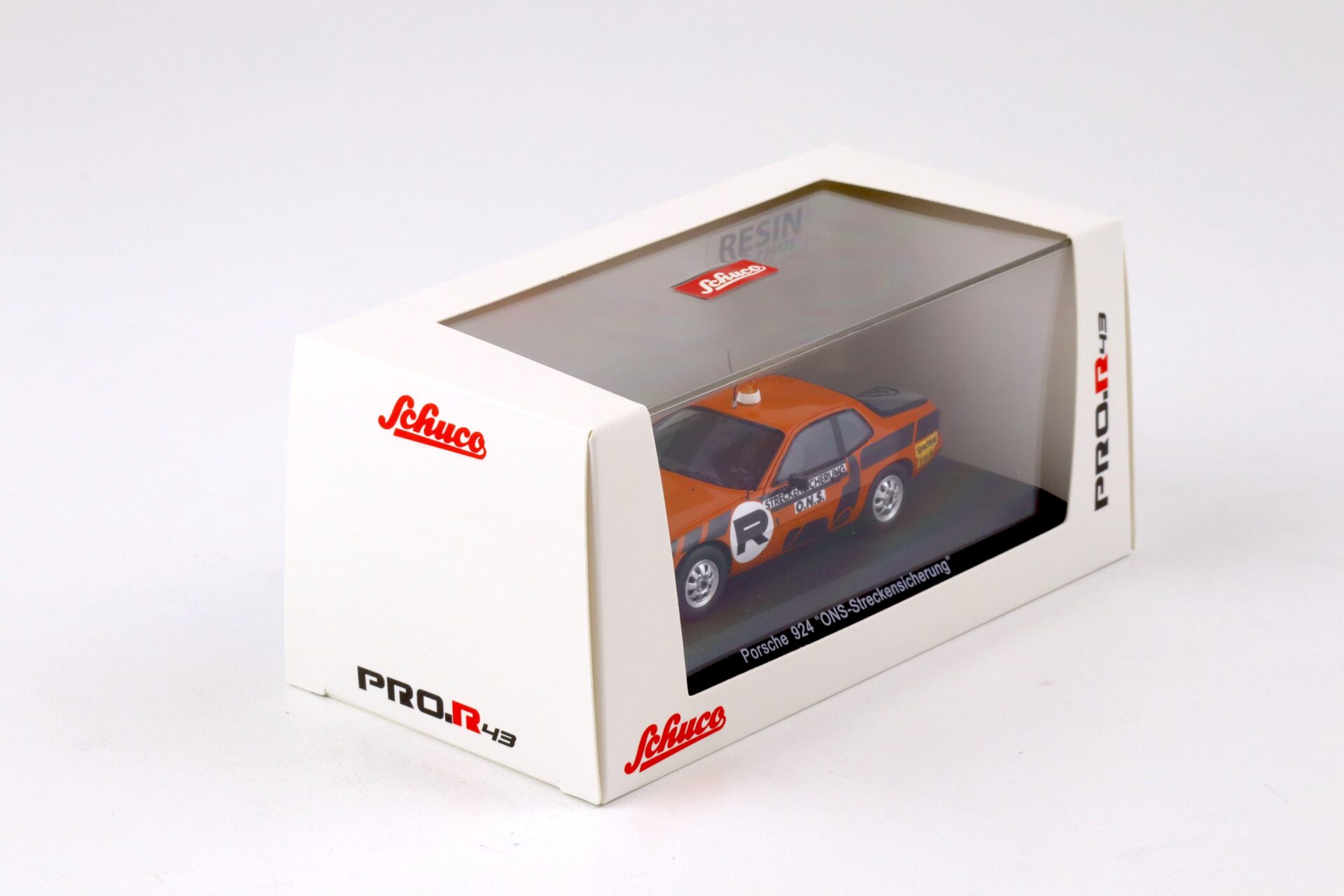 1:43 Schuco PRO.R43 Porsche 924 ONS-Streckensicherung orange