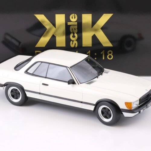 1:18 KK-Scale Mercedes 500 SLC 6.0 AMG C107 Coupe 1985 white