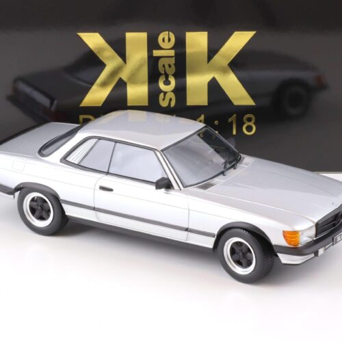 1:18 KK-Scale Mercedes 500 SLC 6.0 AMG C107 Coupe 1985 silver