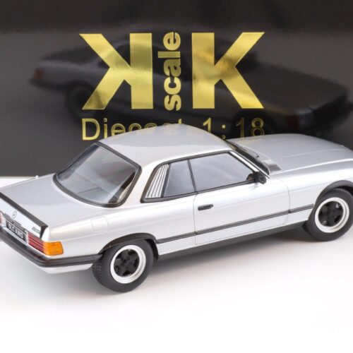 1:18 KK-Scale Mercedes 500 SLC 6.0 AMG C107 Coupe 1985 silver